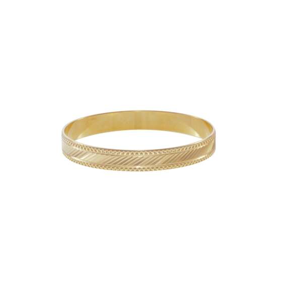 lovely 21K gold baby bangle by Al Sulaiman Jewellers