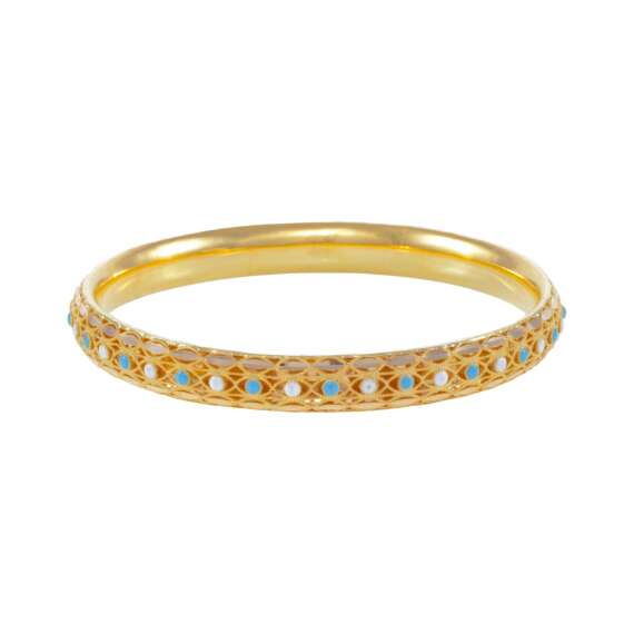Al Sulaiman Jewellers Lovely 21K Golden Bangle