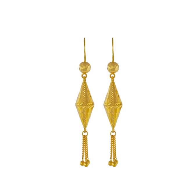 Al Sulaiman Jewellers Gorgeous 21K Gold Earrings