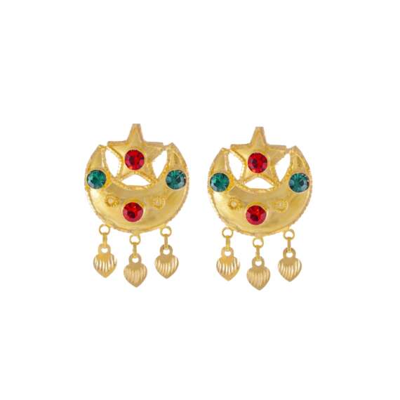 Al Sulaiman Jewellers 21k Gold Earrings
