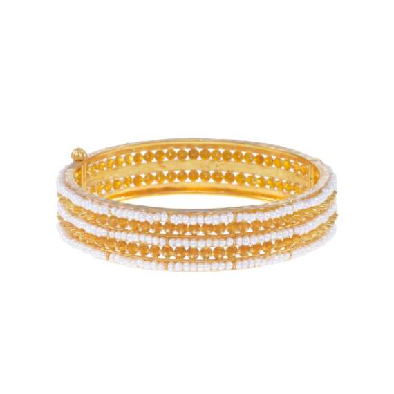 Al Sulaiman Jewellers 21K Gold Bracelet with Pearl
