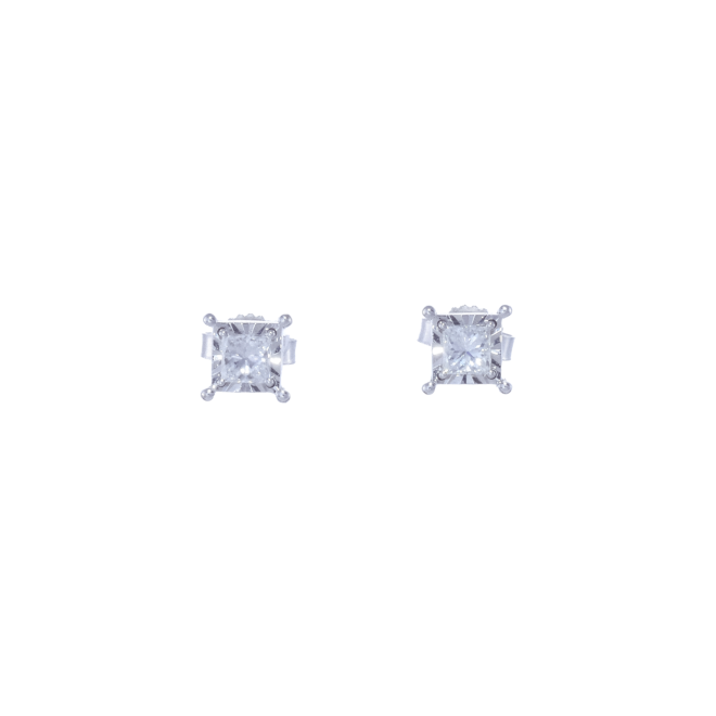 Al Sulaiman Jewellers White Diamond Earrings