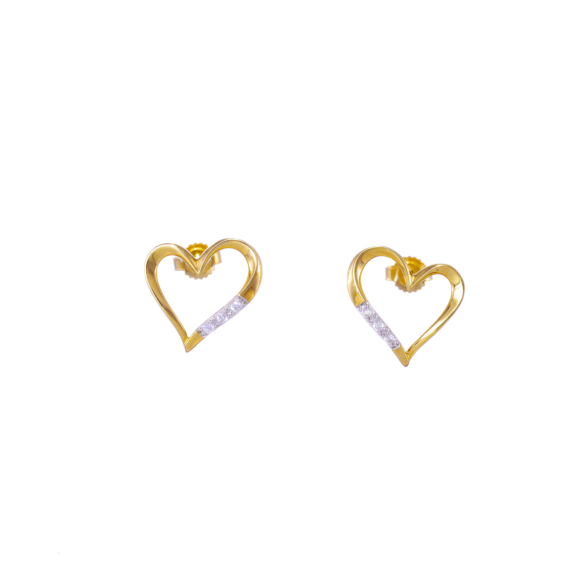 Lovely 18K Diamond Earrings