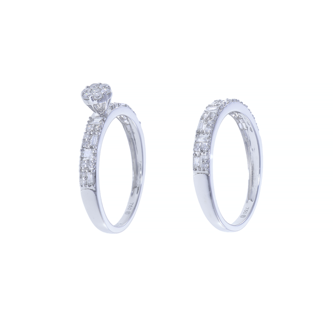 Al Sulaiman Jewellers 18K Diamond Wedding Ring