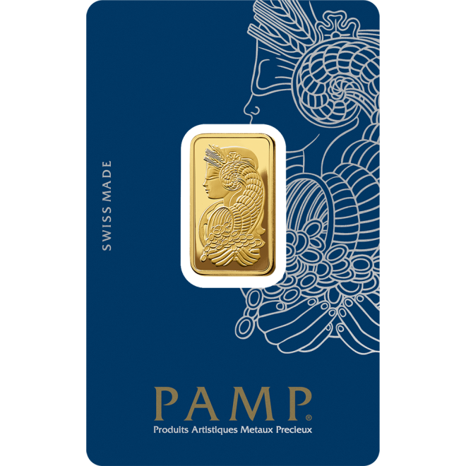 10g 999.9 Lady Fortuna Pamp Gold Minted Bar