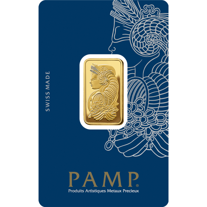 1 Tola 999.9 Lady Fortuna Pamp Gold Minted Bar