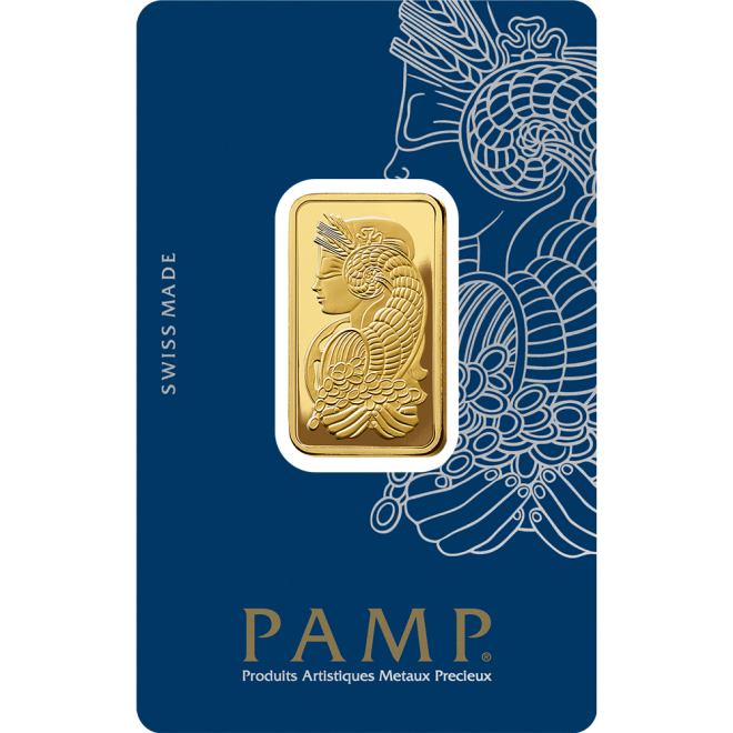 20g 999.9 Lady Fortuna Pamp Gold Minted Bar