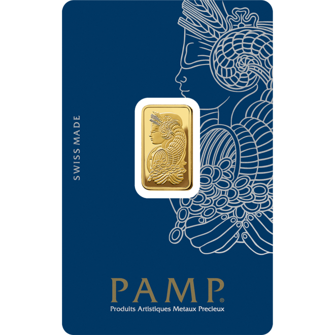 5g 999.9 Lady Fortuna Pamp Gold Minted Bar