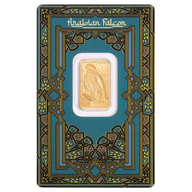 5g 999.9 Arabian Falcon Pamp Gold Bar