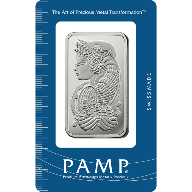 1oz 999.0 Lady Fortuna Pamp Silver Minted Bar